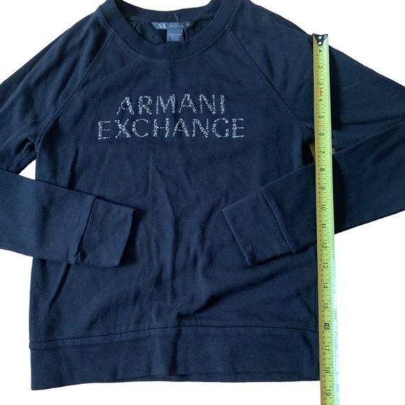 New Armani Exchange Black Sweater Size XXS - Picture 7 of 7